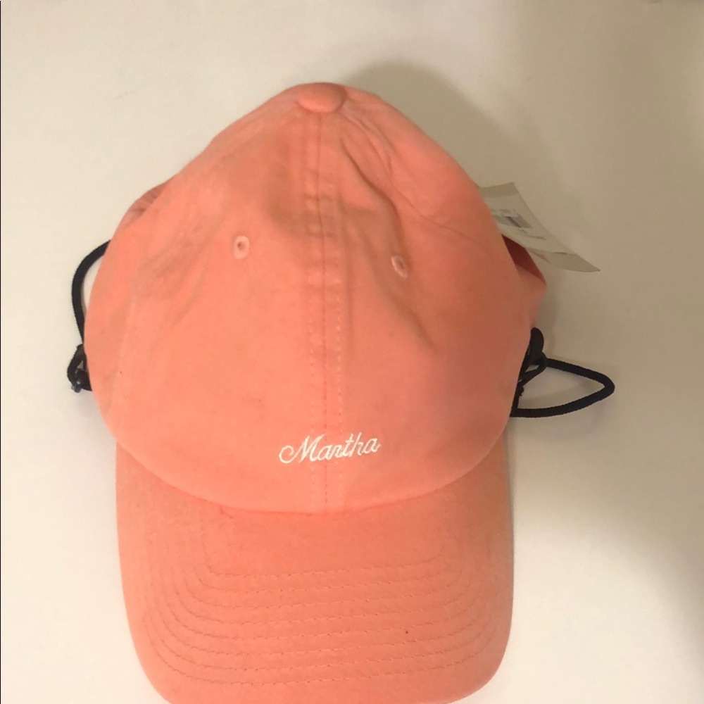 Organic Cotton Coral Baseball Cap